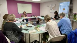 Atelier Au jardin des mots Laurence Thiévin Colette Le Flcoh
